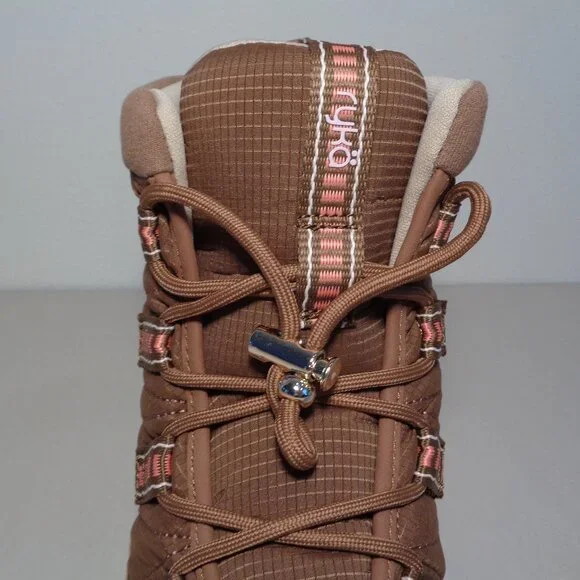 Ryka Size 6.5 Wide SENNA 3 Saddletan Fabric Boots New Women's Shoes - Picture 8 of 16